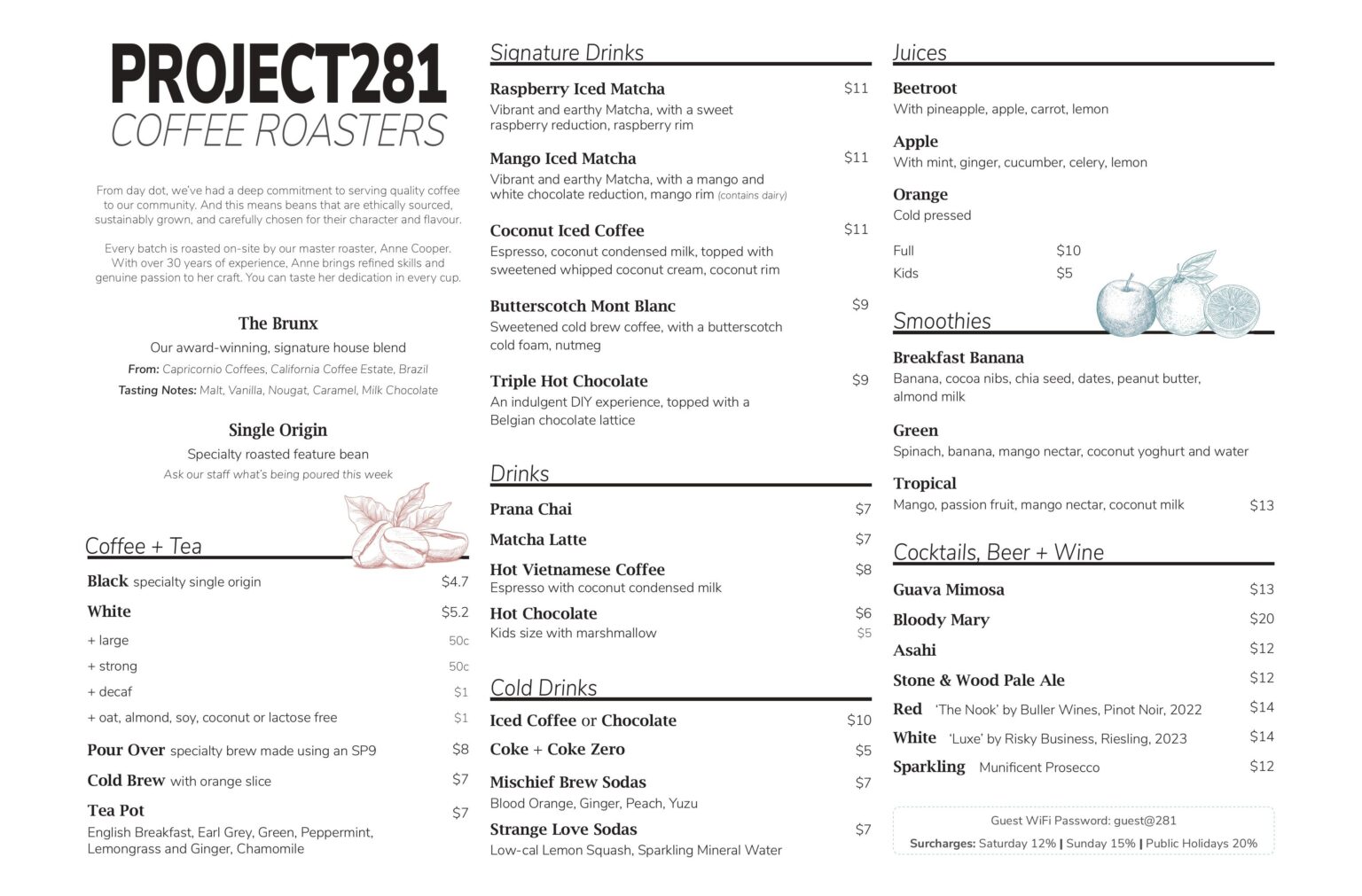 Cafe - Project 281 Coffee Roasters